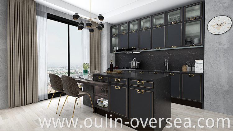 New chinese style light luxury kitchen kitchen cabinets 